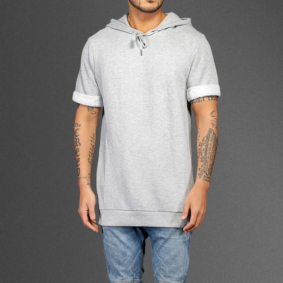 short sleeve hoodie